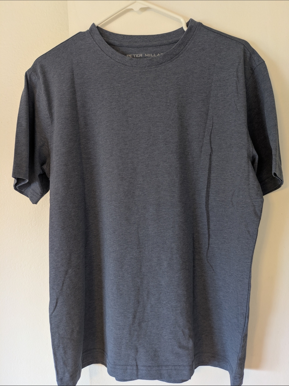 Peter Millar Men's Slate Gray Crew Neck Short Sleeve Tee- Sm (NWOT)